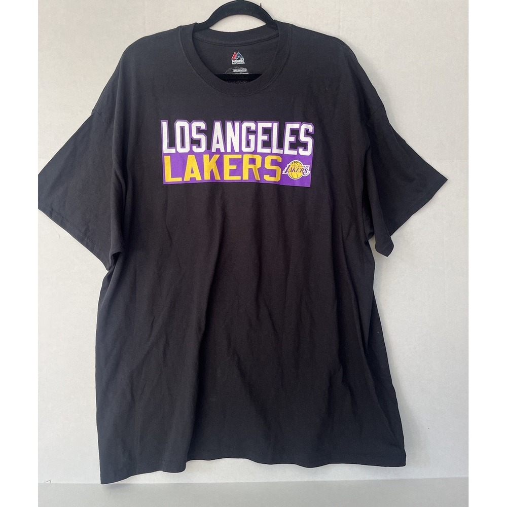 Majestic Los‎ Angeles Lakers LeBron James T Shirt Size XXL